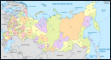 Die territoriale Gliederung der Russischen Föderation [Von TUBS - Diese Datei enthält Elemente, die von folgender Datei entnommen oder adaptiert wurden:, CC BY-SA 3.0, https://commons.wikimedia.org/w/index.php?curid=19906957]