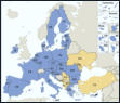 Die 27 Mitgliedsstaaten sowie die aktuellen Beitrittskandidaten der Europäischen Union [Von Alexrk2 - Diese Landkarte enthält Elemente, die von folgender Datei entnommen oder adaptiert wurden:, CC BY-SA 3.0, https://commons.wikimedia.org/w/index.php?curid